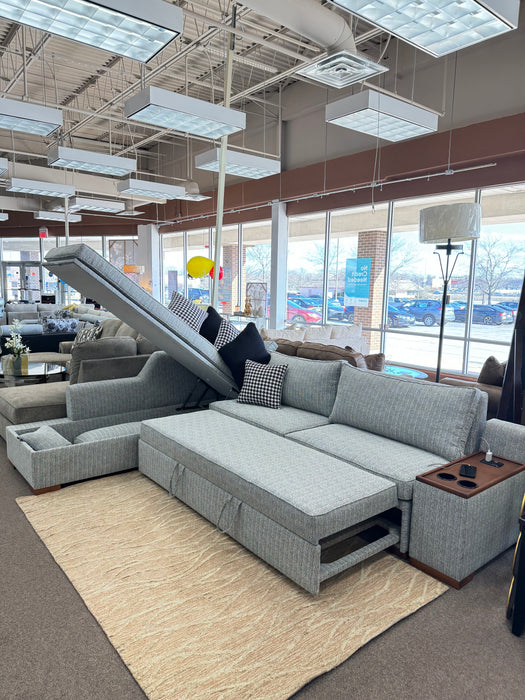 3-Piece Sectional with Pop Up
