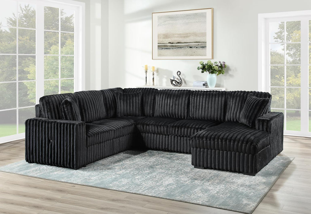 Corey 3 PC SECTIONAL W/USB