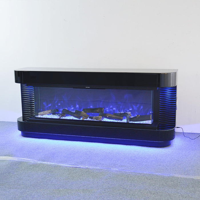 GR-BLUETOOTH TV STAND WITH FIREPLACE