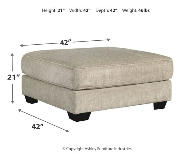 Ardsley Oversized Ottoman - Factory Furniture Outlet Store