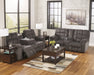Acieona Reclining Loveseat with Console - Factory Furniture Outlet Store
