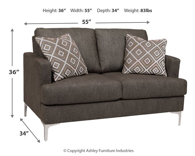 Arcola Sofa & Loveseat Living Room Set - Factory Furniture Outlet Store