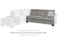 Altari 2-Piece Sleeper Sectional with Chaise - Factory Furniture Outlet Store