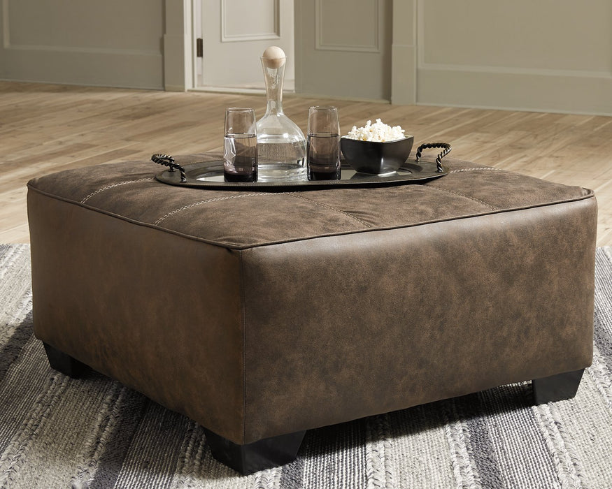 Abalone Oversized Accent Ottoman - Factory Furniture Outlet Store