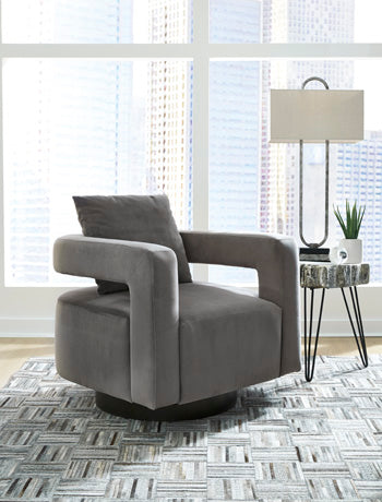 Alcoma Swivel Accent Chair - Factory Furniture Outlet Store