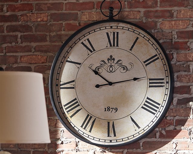 Augustina Wall Clock - Factory Furniture Outlet Store
