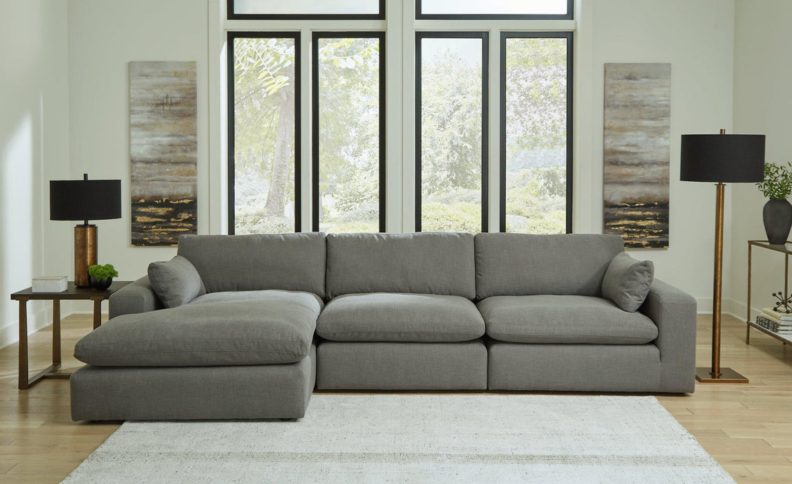 Elyza 3-Piece Sectional with Chaise - Factory Furniture Outlet Store