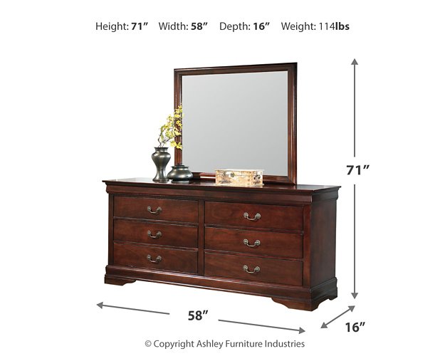 Alisdair Dresser and Mirror - Factory Furniture Outlet Store