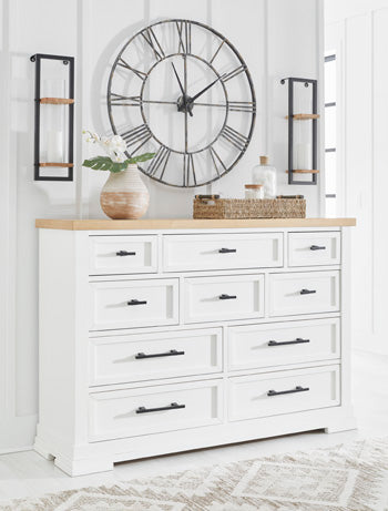 Ashbryn Dresser and Mirror - Factory Furniture Outlet Store