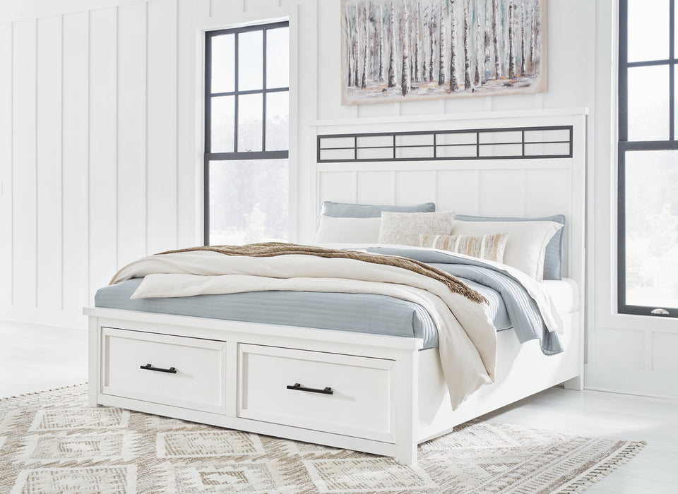 Ashbryn Panel Storage Bed - Factory Furniture Outlet Store
