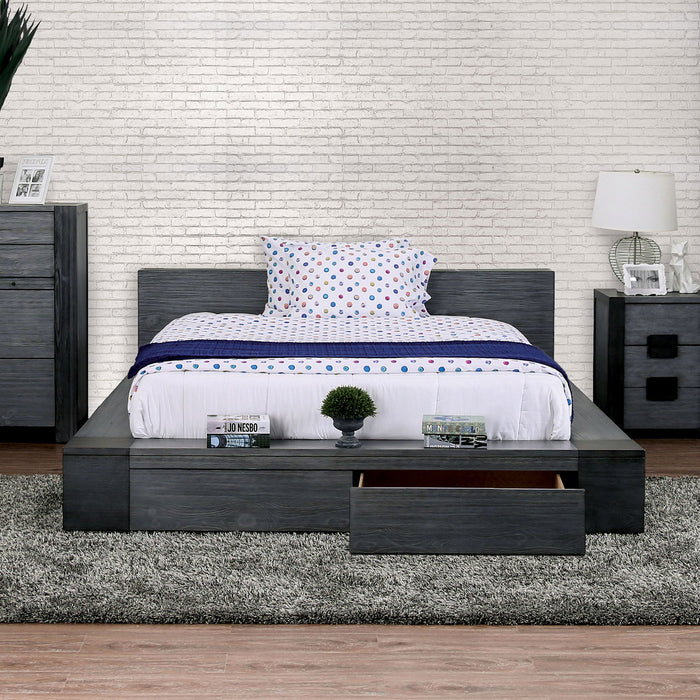 Janeiro Gray E.King Bed