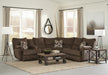 Catnapper Elliott 2pc Power Lay Flat Reclining Sectional in Chocolate - Factory Furniture Outlet Store