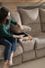 Catnapper Elliott 2pc Power Lay Flat Reclining Sectional in Pewter - Factory Furniture Outlet Store