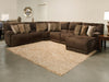 Catnapper Furniture Burbank Power Lay Flat Right Side Facing  Recliner in Chocolate - Factory Furniture Outlet Store