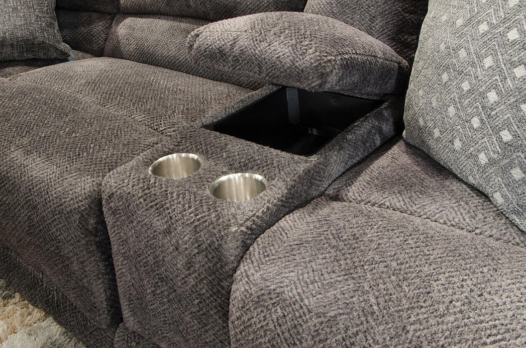 Catnapper Furniture Burbank 6pc Sectional in Smoke - Factory Furniture Outlet Store