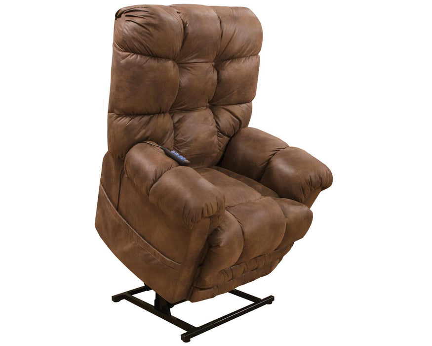 Catnapper Oliver Power Lift Recliner w/ Dual Motor & Extended Ottoman in Sunset 4861 - Factory Furniture Outlet Store