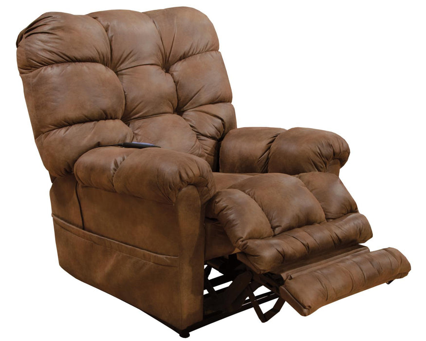 Catnapper Oliver Power Lift Recliner w/ Dual Motor & Extended Ottoman in Sunset 4861 - Factory Furniture Outlet Store