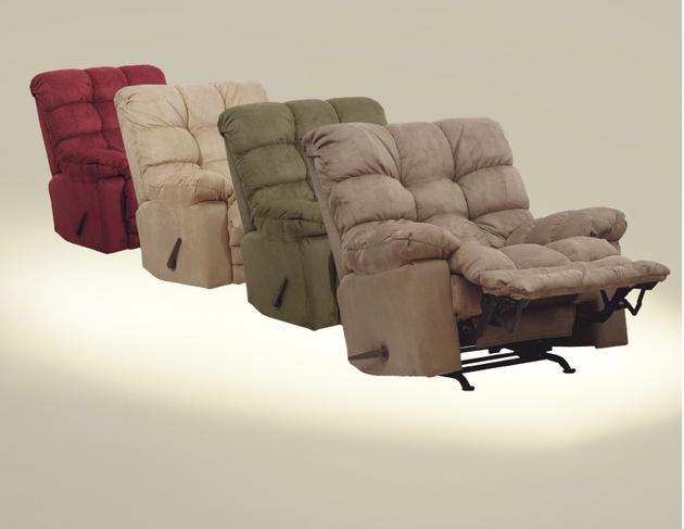 Catnapper Magnum Chaise Rocker Recliner in Sage 54689-2 - Factory Furniture Outlet Store