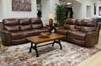 Catnapper Ceretti Power Reclining Sofa in Brown - Factory Furniture Outlet Store