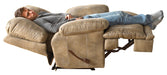Catnapper Voyager Lay Flat Recliner in Brandy - Factory Furniture Outlet Store