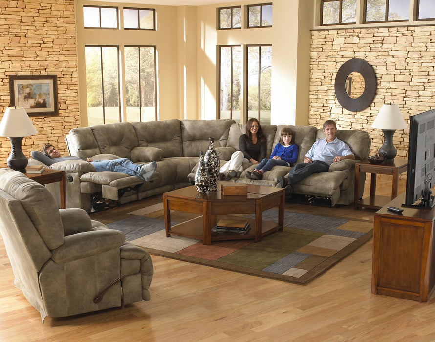 Catnapper Voyager Lay Flat Recliner in Brandy - Factory Furniture Outlet Store
