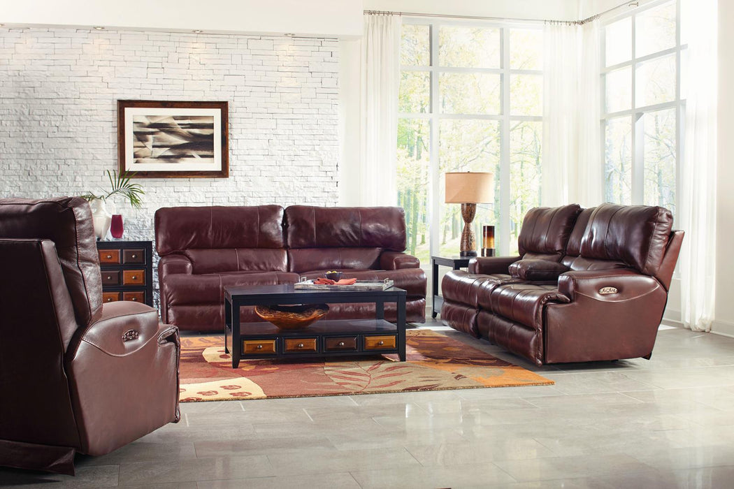 Catnapper Wembley Lay Flat Recliner in Walnut - Factory Furniture Outlet Store