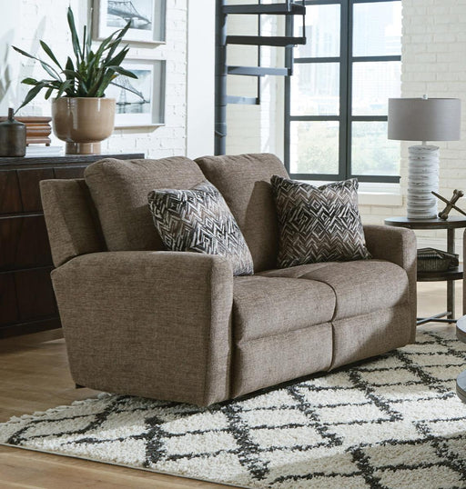 Catnapper Calvin Reclining Loveseat in Otter/Midnight 1632 image