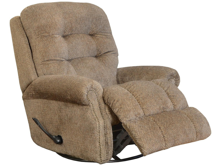 Catnapper Furniture Norwood Swivel Glider Recliner in Camel image