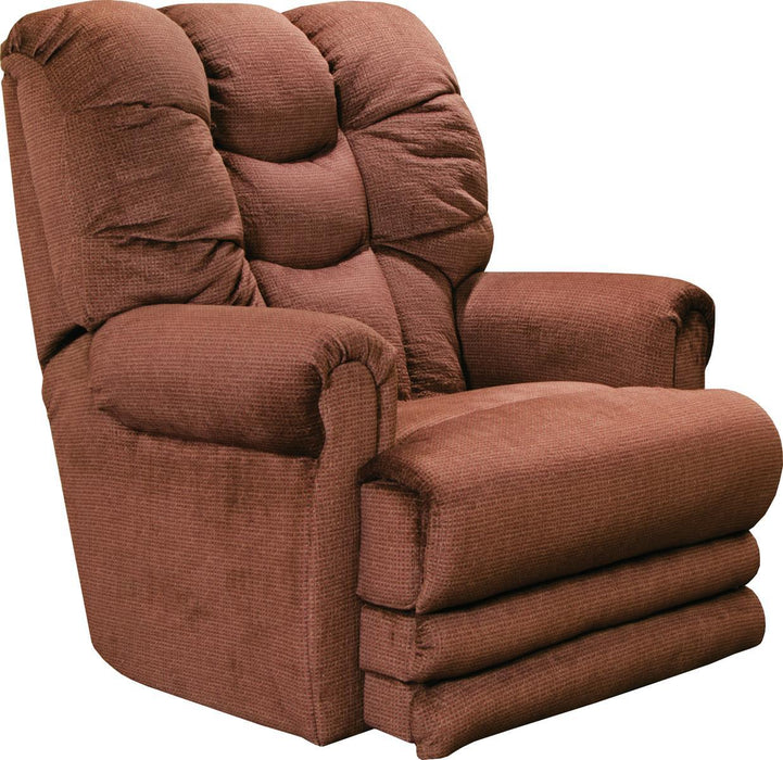 Catnapper Malone Power Lay Flat Recliner with Extended Ottoman in Merlot image