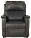 Reliever Leather Power Lay Flat Recliner with Power Adjustable Headrest and Lumbar, Zero Gravity and CR3 Therapeutic Massage image