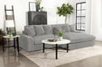 Blaine Upholstered Reversible Sectional Fog - Factory Furniture Outlet Store