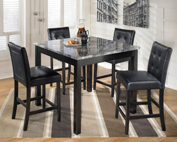 Maysville Counter Height Dining Table and Bar Stools (Set of 5) - Factory Furniture Outlet Store