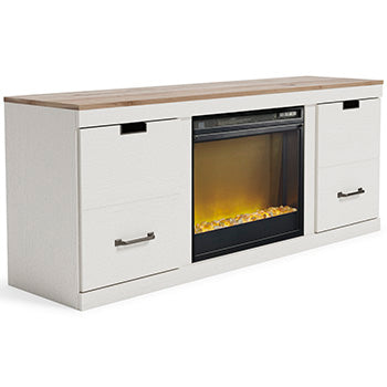 Vaibryn 60" TV Stand with Electric Fire Place