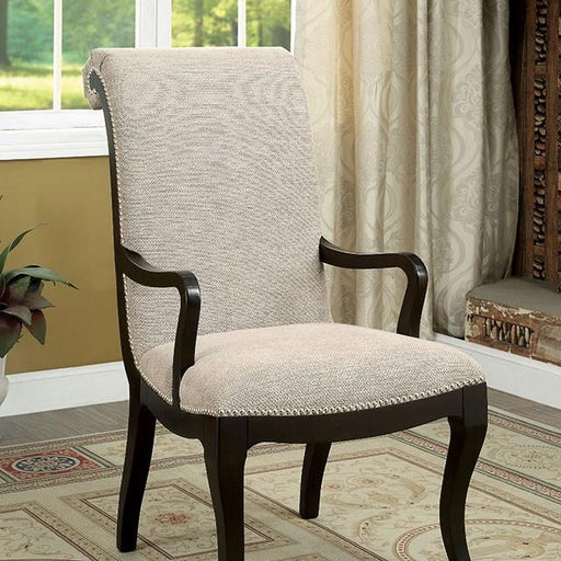 Ornette Espresso Arm Chair (2/CTN) image