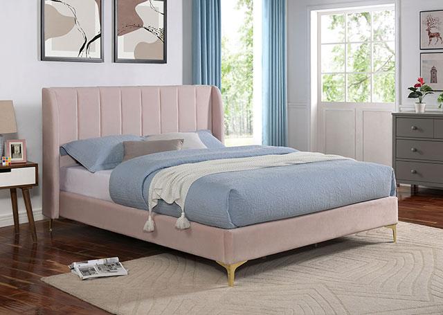 PEARL Full Bed, Light Pink