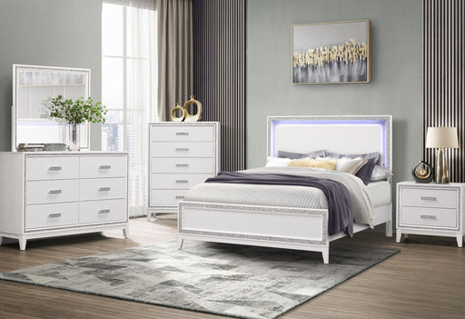 LILY WHITE QUEEN BED GROUP image