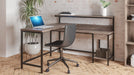 Arlenbry Home Office L-Desk with Storage - Factory Furniture Outlet Store