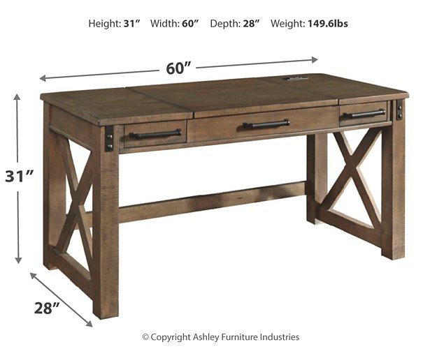 Aldwin Home Office Lift Top Desk - Factory Furniture Outlet Store
