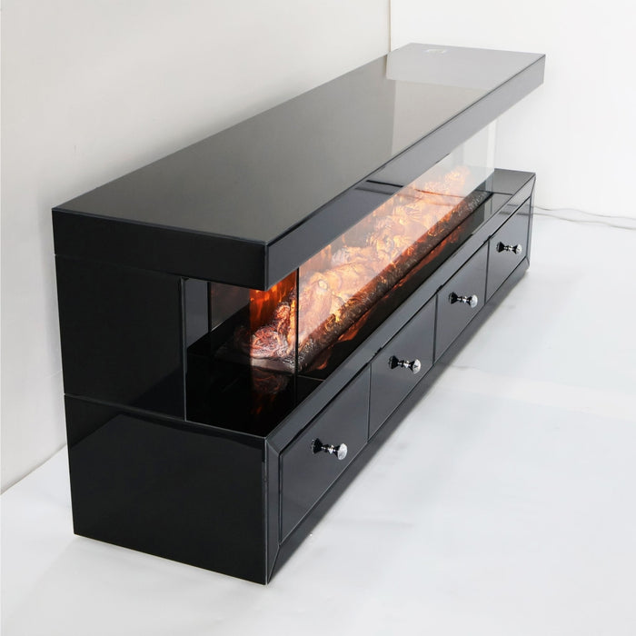 GR- TV03 BLUETOOTH TV STAND WITH FIREPLACE