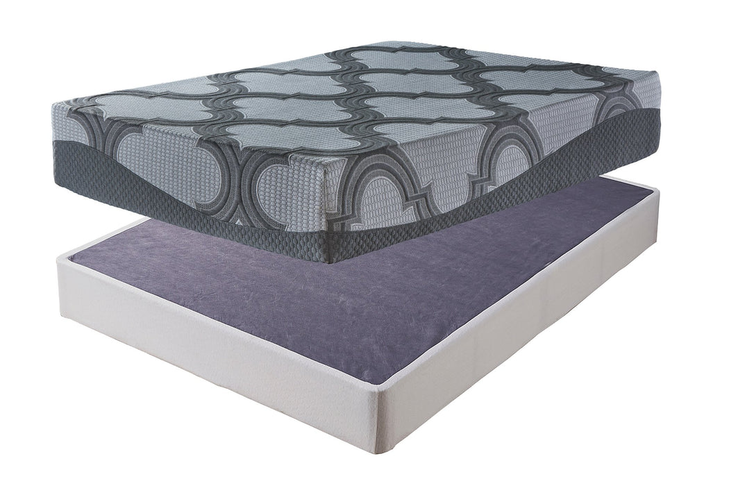 12 Inch Ashley Hybrid Mattress Set - Factory Furniture Outlet Store