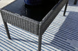 Alina Outdoor Love/Chairs/Table Set (Set of 4) - Factory Furniture Outlet Store