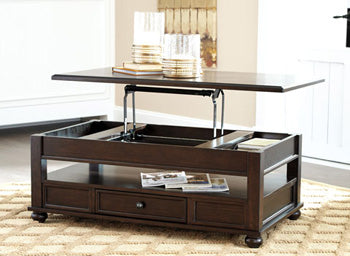 Barilanni Coffee Table with Lift Top - Factory Furniture Outlet Store