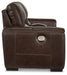 Alessandro Power Reclining Loveseat with Console - Factory Furniture Outlet Store
