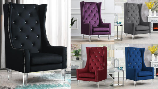 KingArthur HIGH BACK WING CHAIR - D2091-PUR image