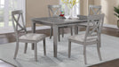 Caterina RECTANGULAR DINING TABLE W/4 UPH SIDE CHAIRS - D166 image