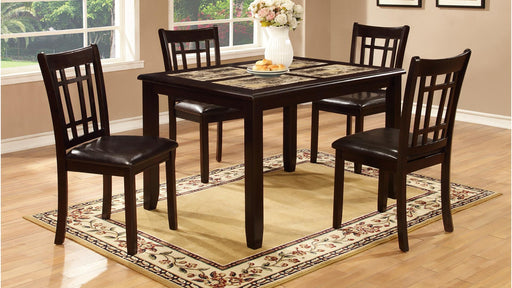 Caroline TABLE & 4 CHAIRS - D255-5 image