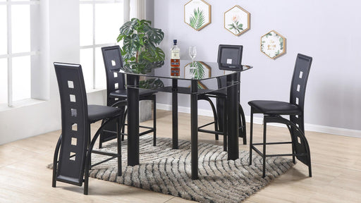 Bernice TABLE & 4 CHAIRS - D323 image