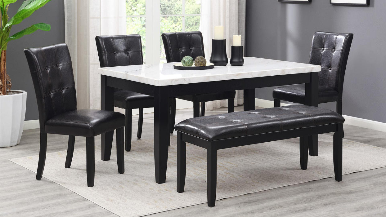Juliana BLACK MARBLE DINING TABLE - D128-T image