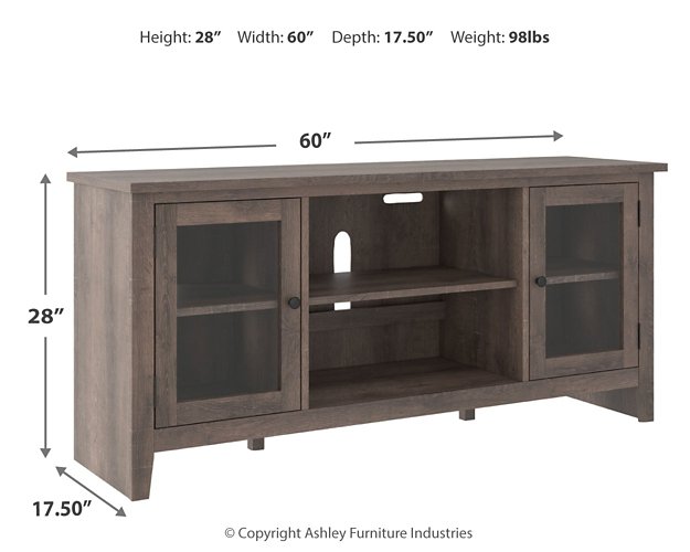 Arlenbry 60" TV Stand with Electric Fireplace - Factory Furniture Outlet Store