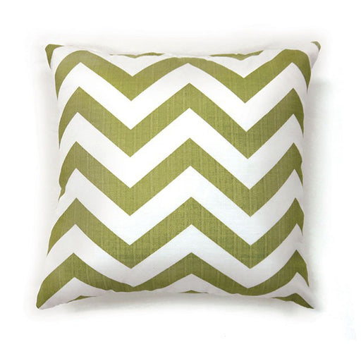 ZOE 18" X 18" Pillow, Green Chevron (2/CTN) image